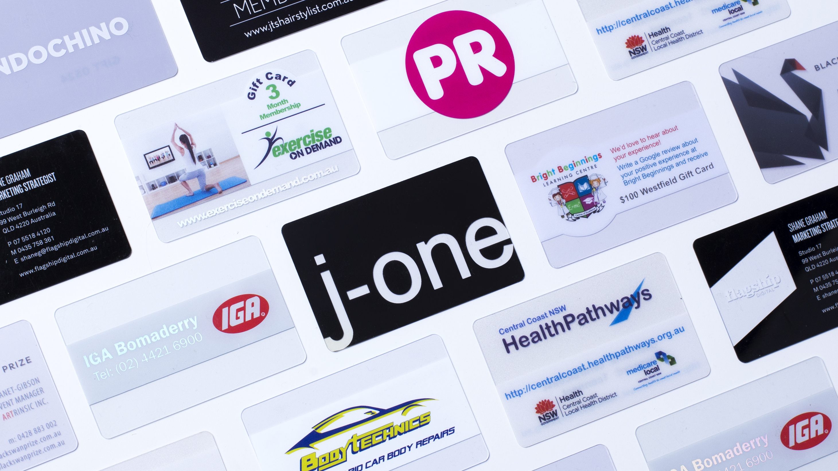 Premium plastic cards with luxury finishes